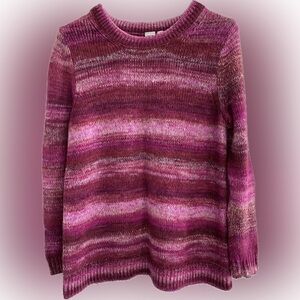 GAP Cozy Soft Crew Space Dye Sweater - Size Medium - EUC!